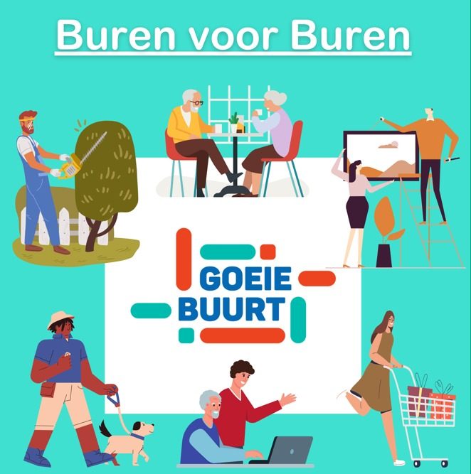 Meld je aan voor de Buren voor Buren app!